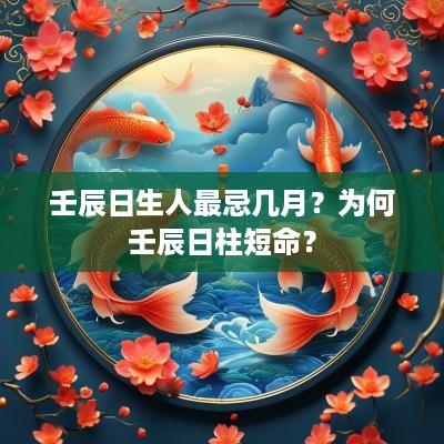 壬辰日生人最忌几月？为何壬辰日柱短命？