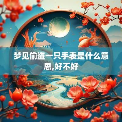 梦见偷盗一只手表是什么意思,好不好
