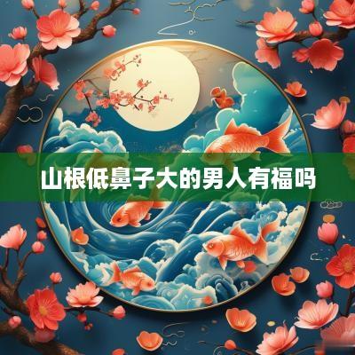 山根低鼻子大的男人有福吗