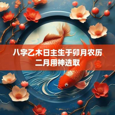 八字乙木日主生于卯月农历二月用神选取