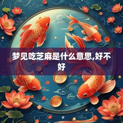 梦见吃芝麻是什么意思,好不好