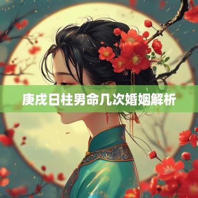 庚戌日柱男命几次婚姻解析