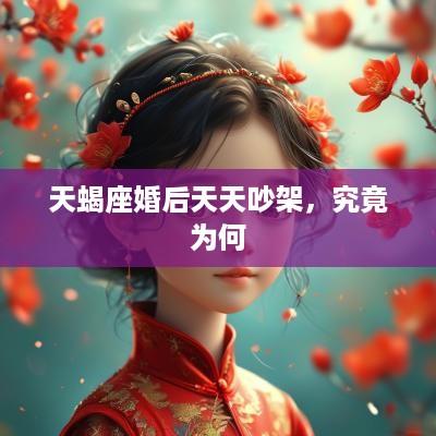 天蝎座婚后天天吵架，究竟为何