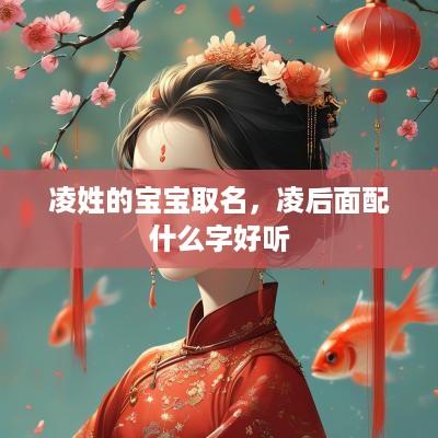凌姓的宝宝取名，凌后面配什么字好听