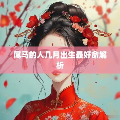 属马的人几月出生最好命解析