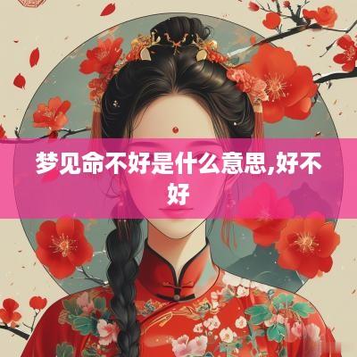 梦见命不好是什么意思,好不好