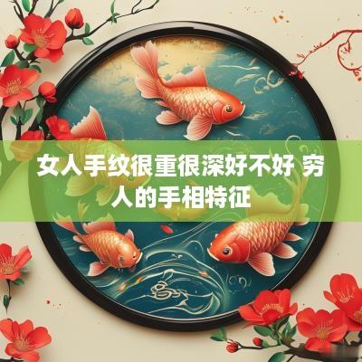 女人手纹很重很深好不好 穷人的手相特征