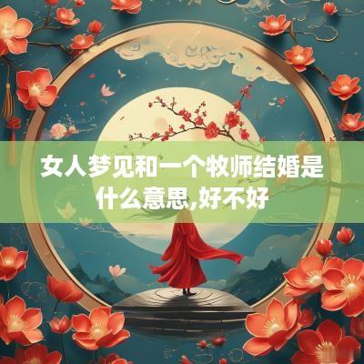 女人梦见和一个牧师结婚是什么意思,好不好