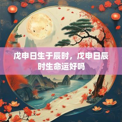 戊申日生于辰时，戊申日辰时生命运好吗