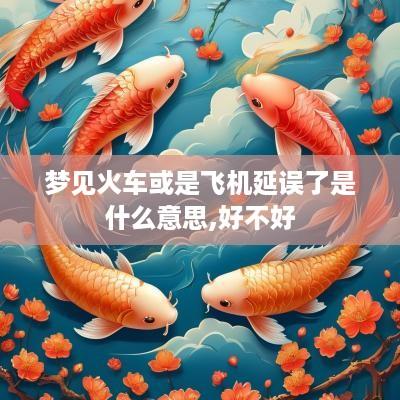 梦见火车或是飞机延误了是什么意思,好不好
