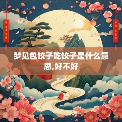梦见包饺子吃饺子是什么意思,好不好