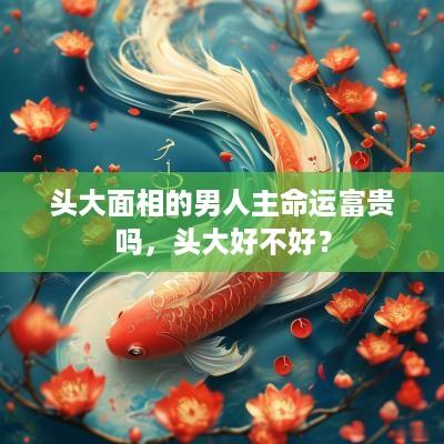 头大面相的男人主命运富贵吗，头大好不好？