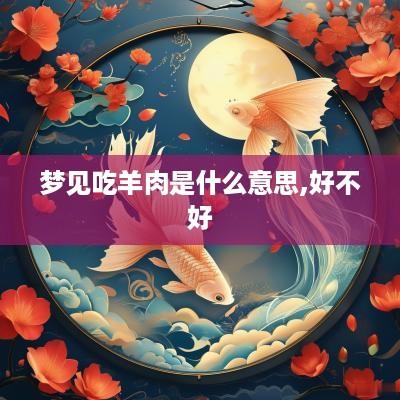梦见吃羊肉是什么意思,好不好