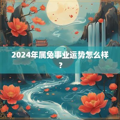 2025年属兔事业运势怎么样？