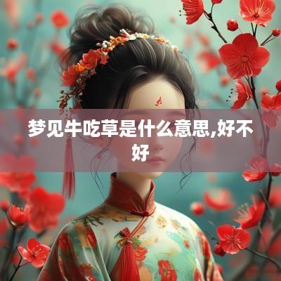 梦见牛吃草是什么意思,好不好