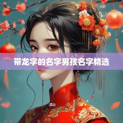 带龙字的名字男孩名字精选