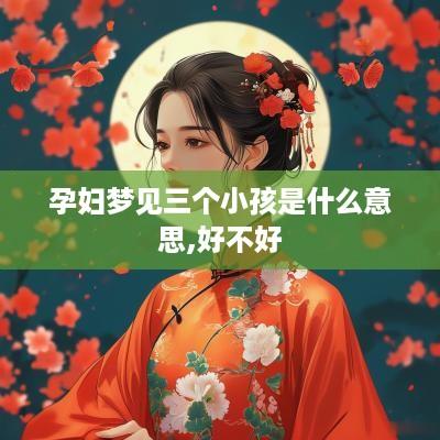 孕妇梦见三个小孩是什么意思,好不好