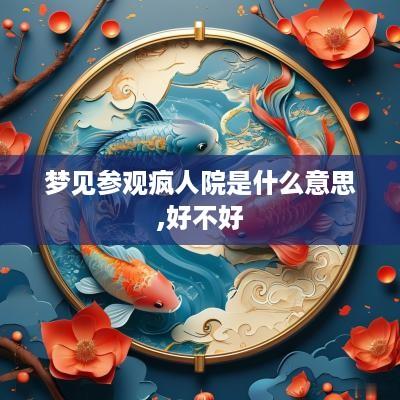 梦见参观疯人院是什么意思,好不好