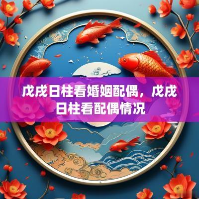 戊戌日柱看婚姻配偶，戊戌日柱看配偶情况