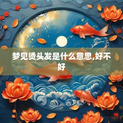 梦见烫头发是什么意思,好不好