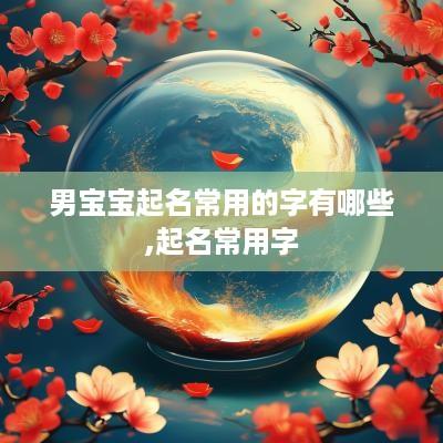 男宝宝起名常用的字有哪些,起名常用字