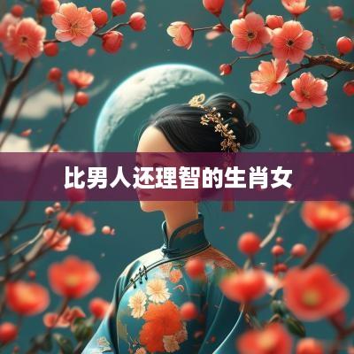 比男人还理智的生肖女