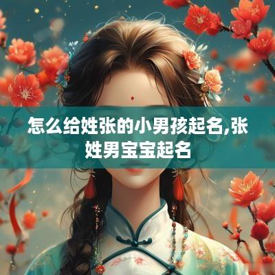 怎么给姓张的小男孩起名,张姓男宝宝起名