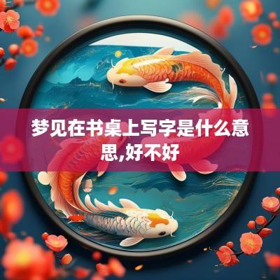 梦见在书桌上写字是什么意思,好不好