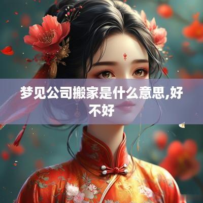 梦见公司搬家是什么意思,好不好