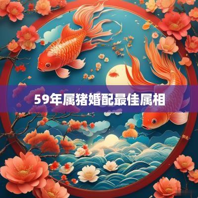 59年属猪婚配最佳属相