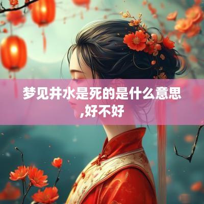 梦见井水是死的是什么意思,好不好