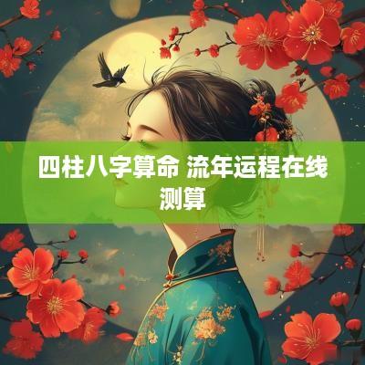 四柱八字算命 流年运程在线测算
