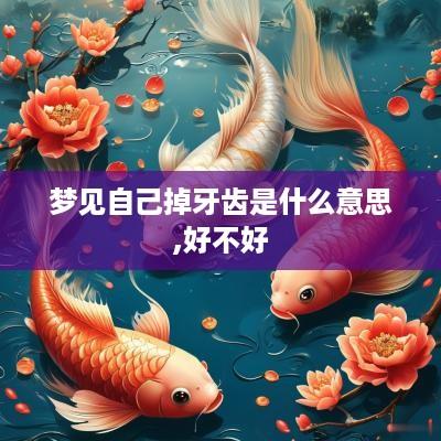梦见自己掉牙齿是什么意思,好不好