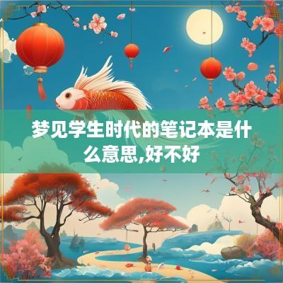 梦见学生时代的笔记本是什么意思,好不好