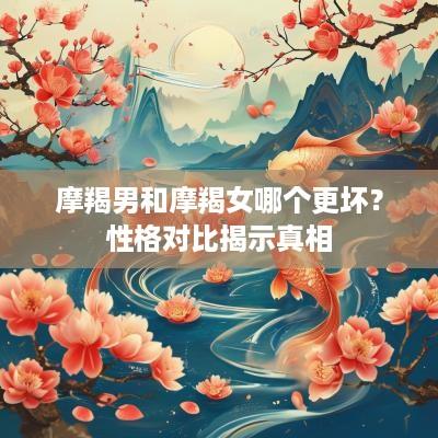 摩羯男和摩羯女哪个更坏？性格对比揭示真相