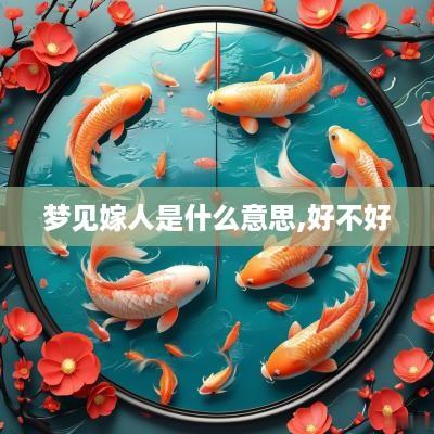 梦见嫁人是什么意思,好不好