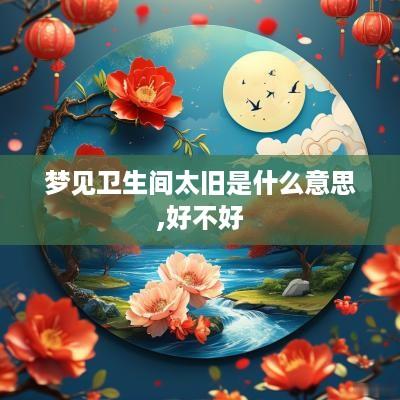 梦见卫生间太旧是什么意思,好不好