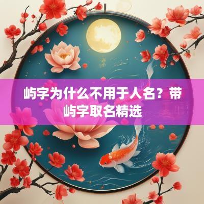 屿字为什么不用于人名？带屿字取名精选