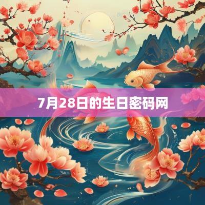 7月28日的生日密码网