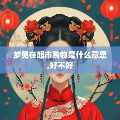 梦见在超市购物是什么意思,好不好