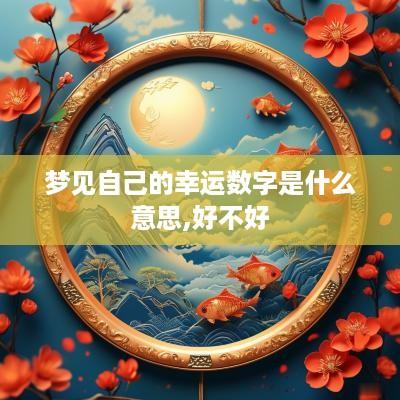 梦见自己的幸运数字是什么意思,好不好