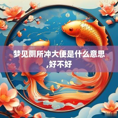 梦见厕所冲大便是什么意思,好不好