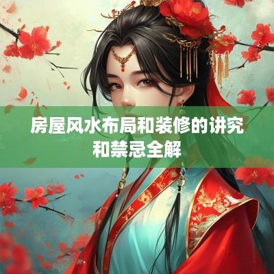 房屋风水布局和装修的讲究和禁忌全解