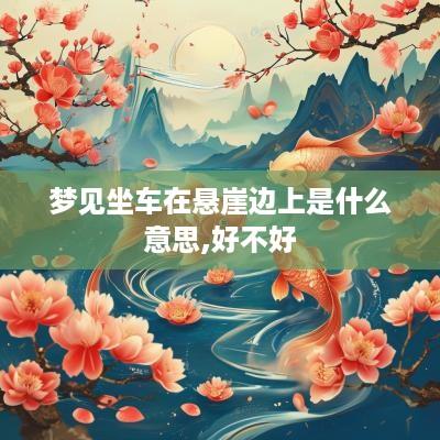 梦见坐车在悬崖边上是什么意思,好不好