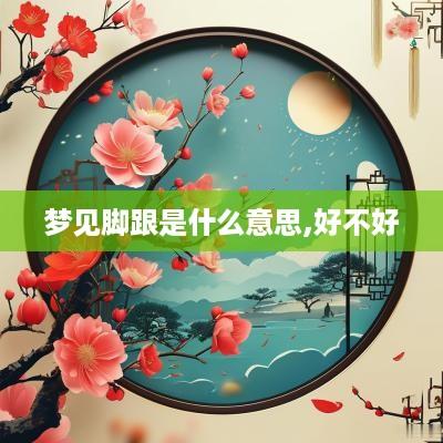 梦见脚跟是什么意思,好不好
