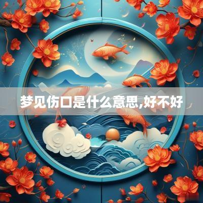 梦见伤口是什么意思,好不好