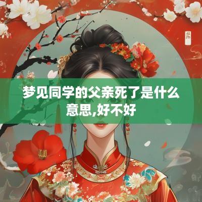 梦见同学的父亲死了是什么意思,好不好