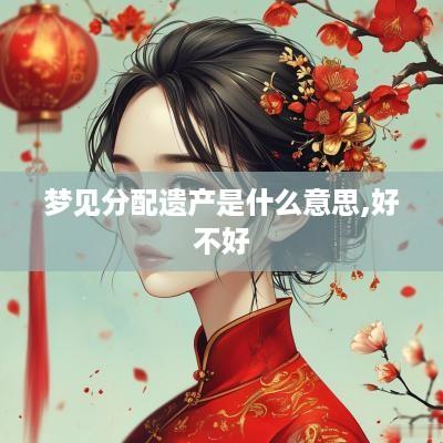 梦见分配遗产是什么意思,好不好