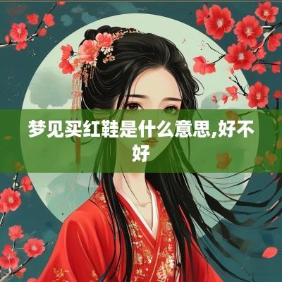 梦见买红鞋是什么意思,好不好