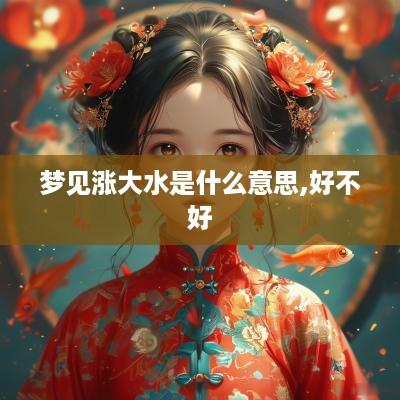 梦见涨大水是什么意思,好不好